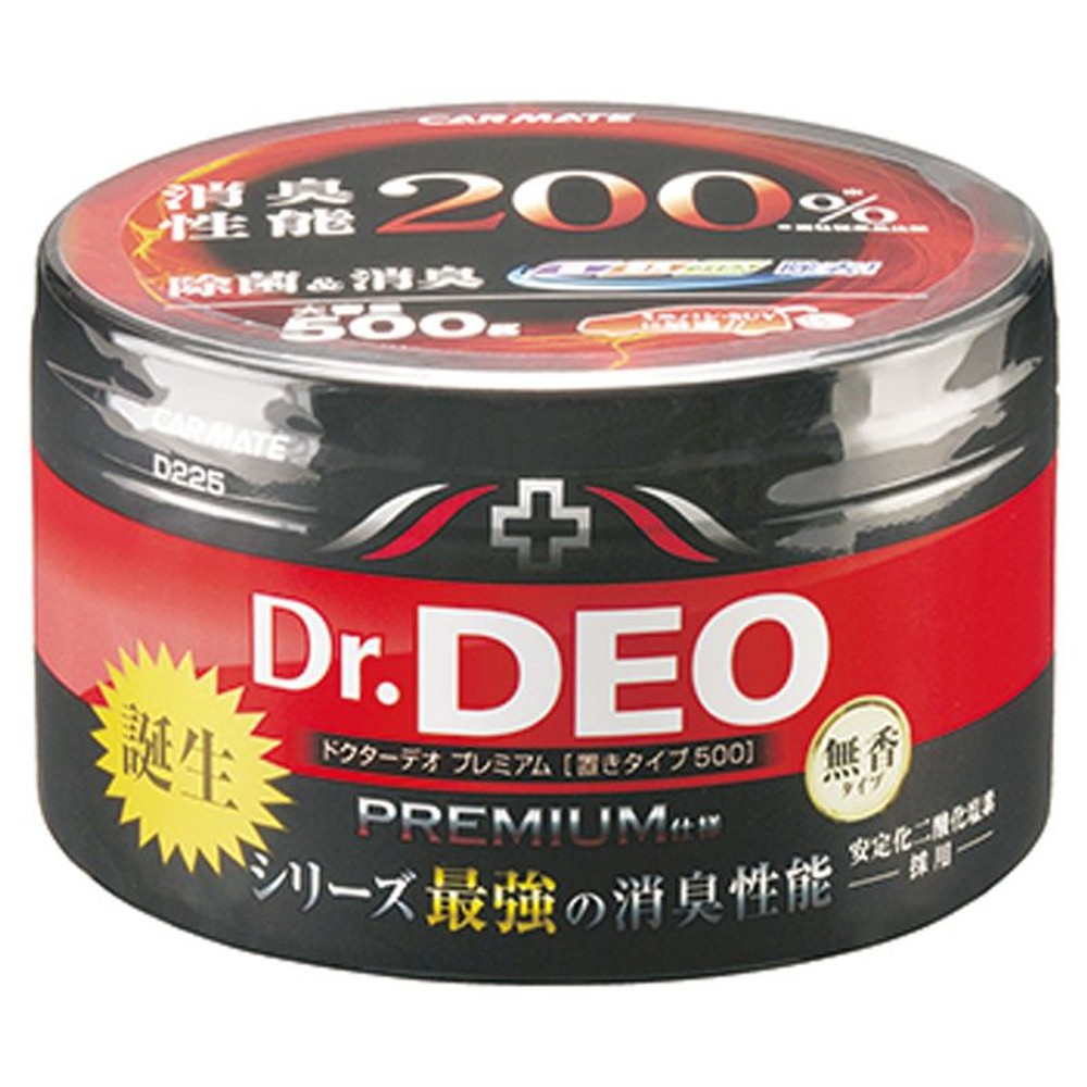 ドクターデオプレミアム　置きタイプ 500 無香, ブラック, 持続タイプ約60〜120日間