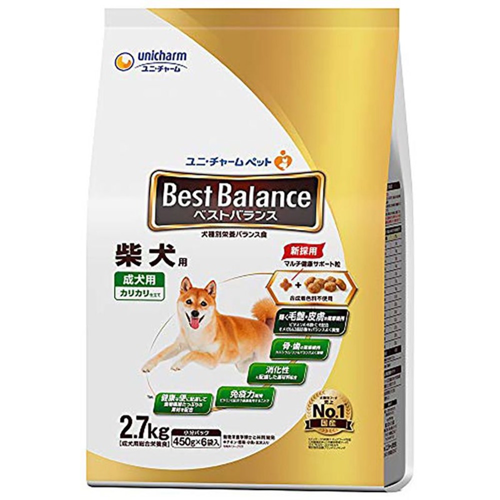 ユニチャーム　ベストバランス　柴犬　2．7ｋｇ