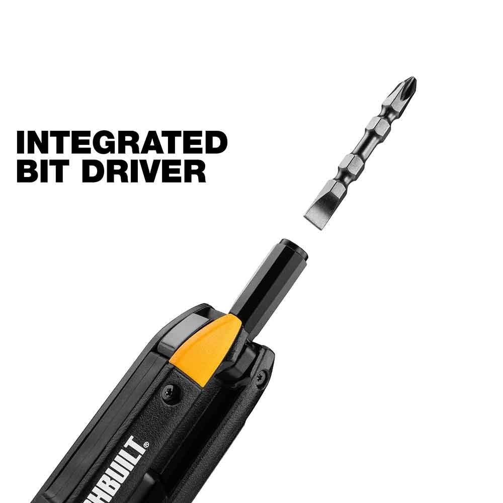 TOUGHBUILT（タフビルト）　5in1 電工用フォールディングユーティリティナイフ　TB-H4-12-IM , 黒, TB-H4-12-IM