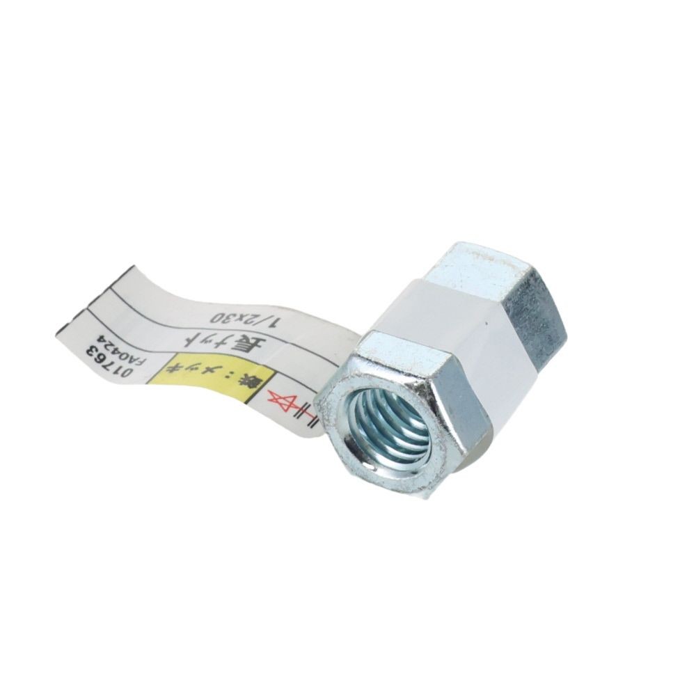 ＤＡＩＤＯＨＡＮＴ　ユニクロ　長ナット　１／２&times;３０, シルバー, 1本入り