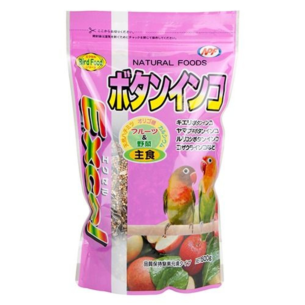 ＮＰＦ　エクセル　ボタンインコ　500g, ボタンインコ専用, 500g
