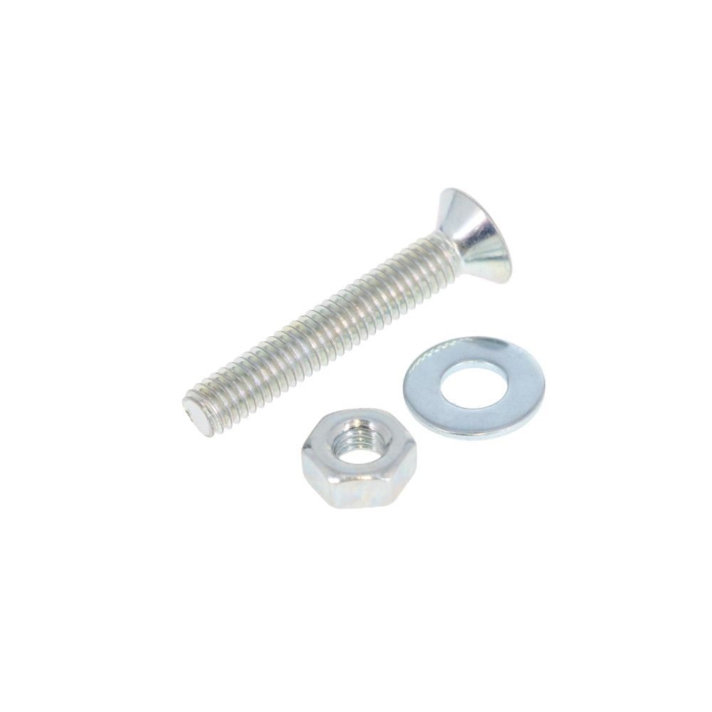 ＤＯー３１４　小ネジ　皿　Ｍ４ｘ２５, ユニクロメッキ, M4&times;25mm