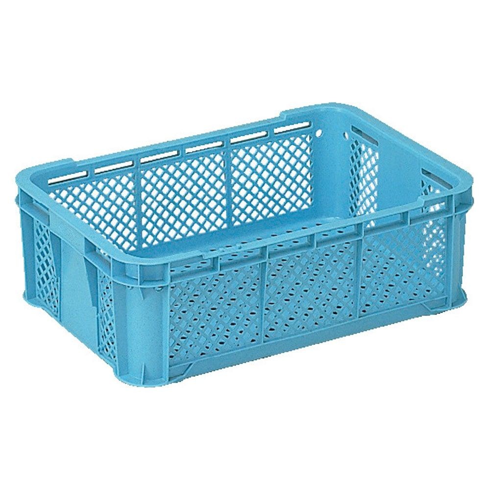 サンコー サンテナー B#41 PE  ライトブルー 104100-00 ×10個セット【メーカー直送・代引不可】【法人限定】, ライトブルー, 10P