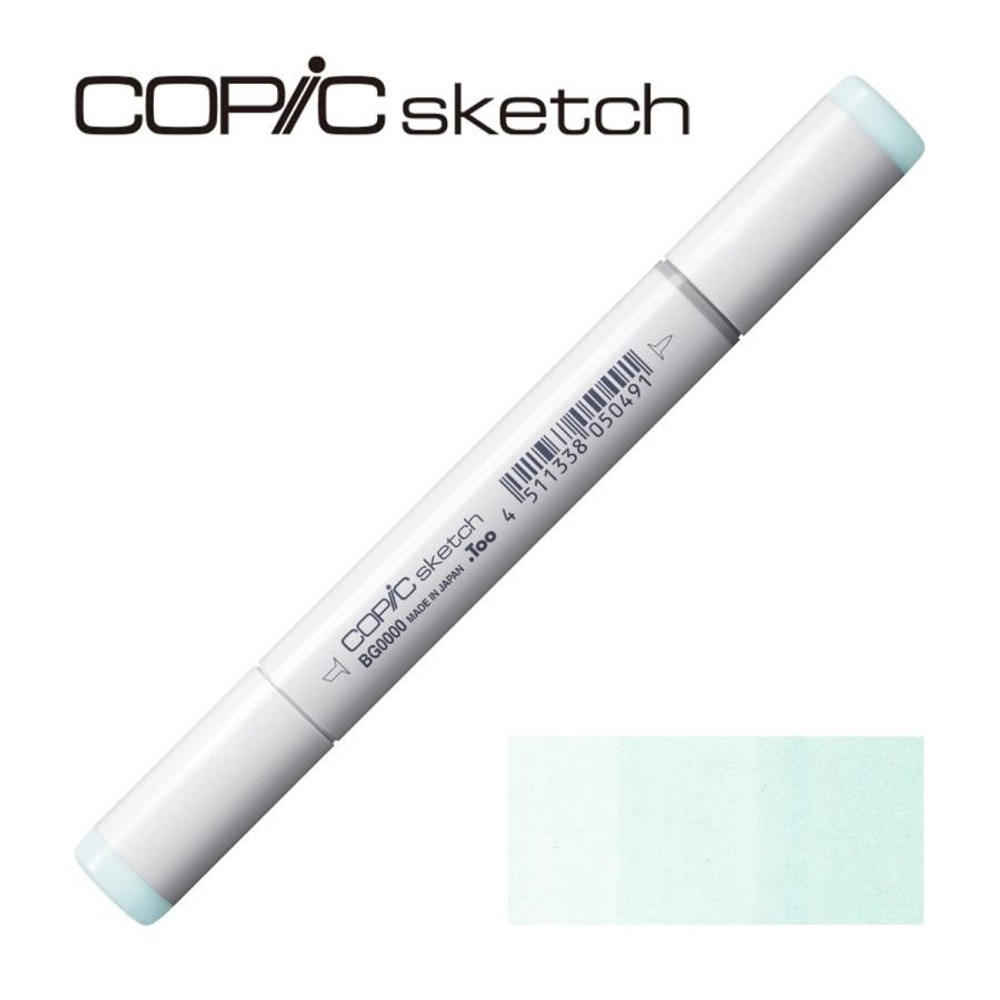 コピックスケッチ BG0000 スノウ・グリーン,  BG0000 スノウ・グリーン, スケッチ