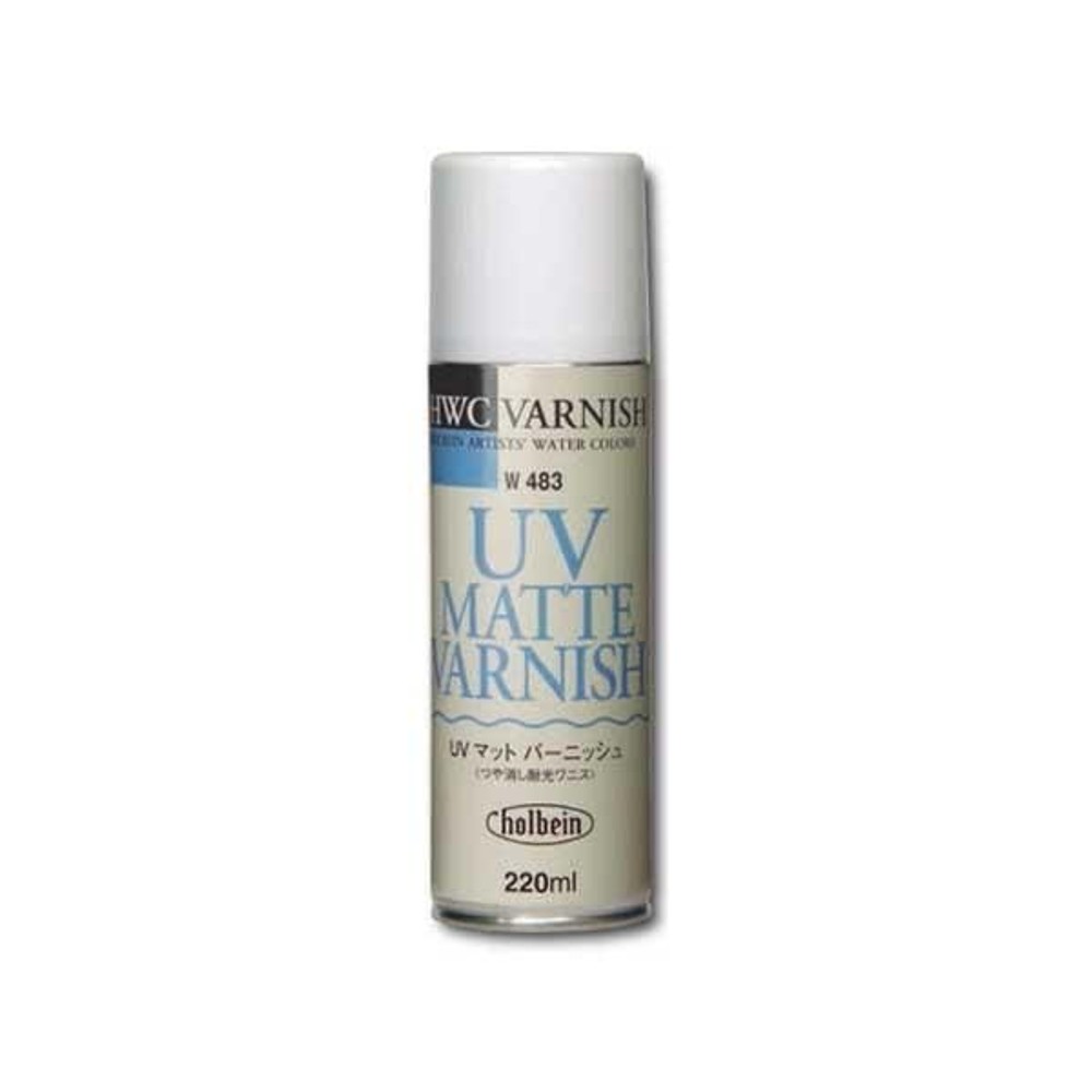 ホルベイン 水彩メディウム W483 220ml ＵＶマットバーニッシュ 3483, ＵＶマットバーニッシュ, 220ml