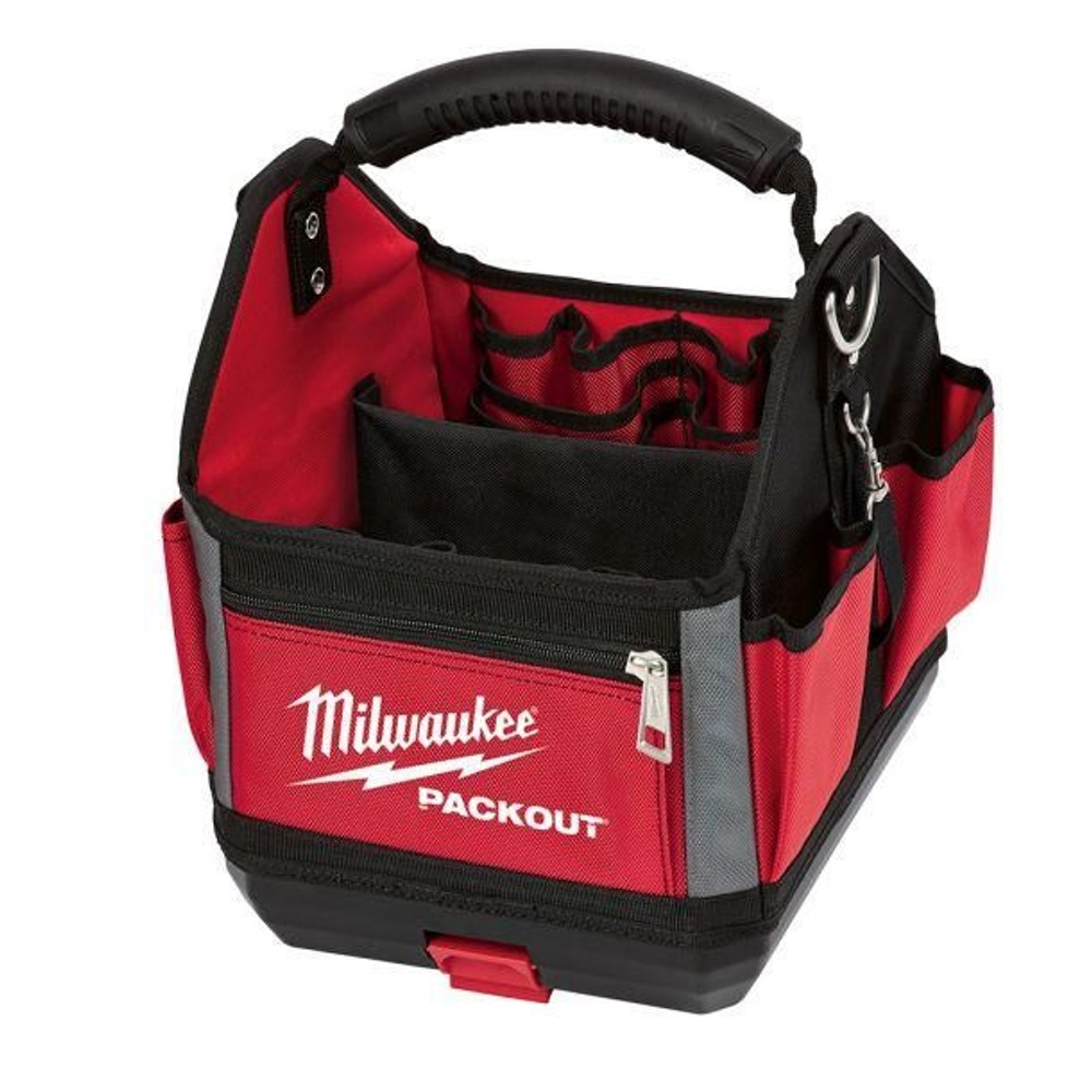 Milwaukee ミルウォーキー PACKOUT 10インチ トートバッグ 48-22-8310N, レッド×ブラック, 48-22-8310N