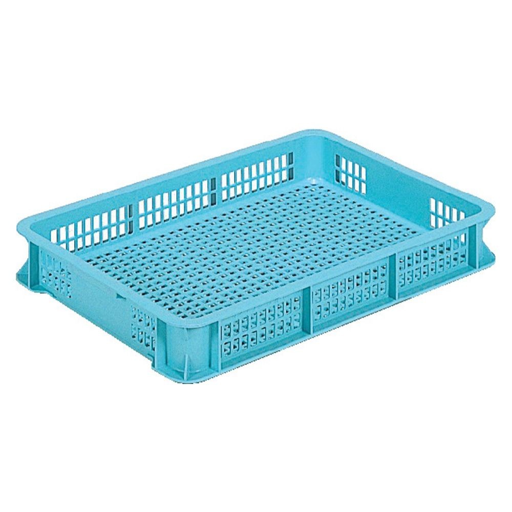 サンコー サンテナー B#18 ライトブルー 101900-00 &times;10個セット【メーカー直送・代引不可】【法人限定】, ライトブルー, 10P