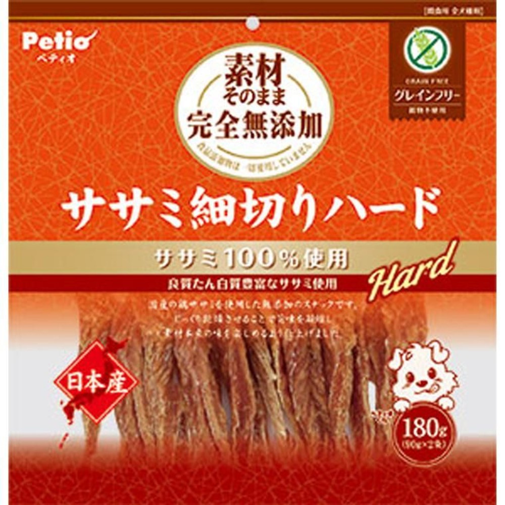 ペティオ　素材そのまま完全無添加ササミ細切りハード180ｇ, その他カラー１, その他サイズ１
