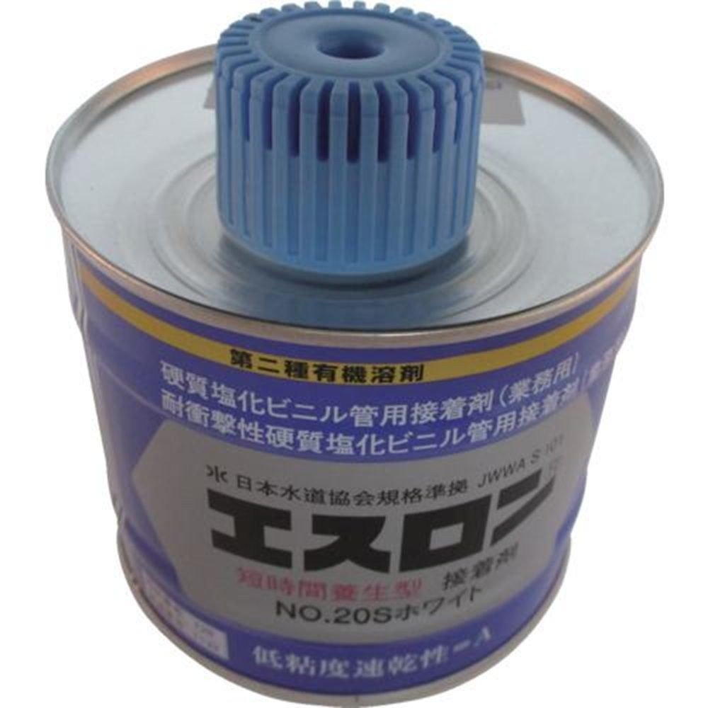 積水化学工業 エスロン接着剤  ホワイト No.20S 500g, ホワイト, 500g