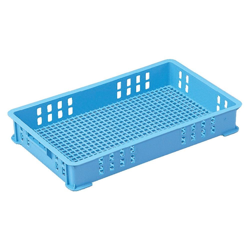 サンコー サンテナー B#23M ライトブルー 102353-00 &times;10個セット【メーカー直送・代引不可】【法人限定】【日祝配送不可・時間指定不可】, ライトブルー, 10P