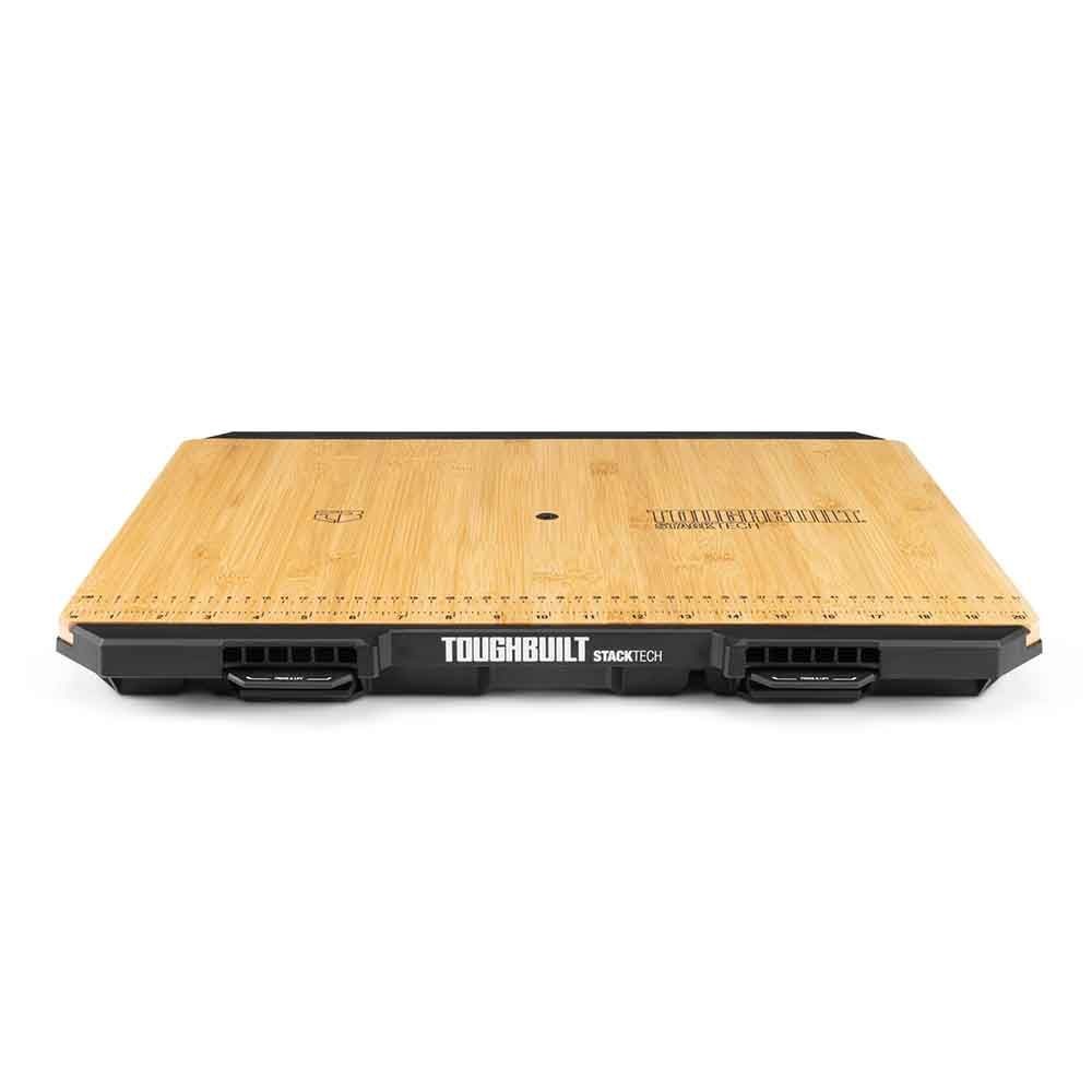 【数量限定】TOUGHBUILT（タフビルト）STACK TECH(スタックテック)　ワークサーフェス, ブラック／竹, TB-B1-A-10