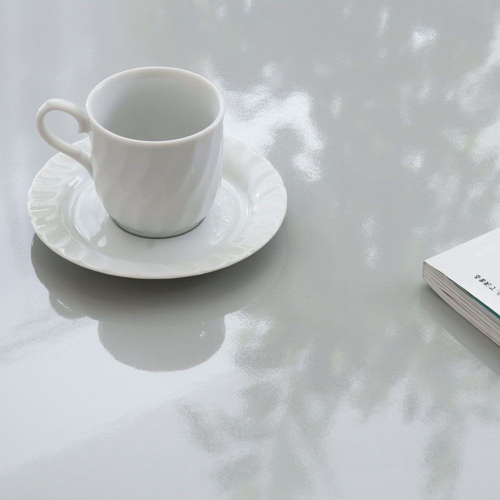 不二貿易 ＵＶローテーブル　ルーチェ　７５ライトグレー（４２８Ｃ）【メーカー直送・代引不可】, ライトグレー, 幅750mm&times;奥行500mm&times;高さ320mm