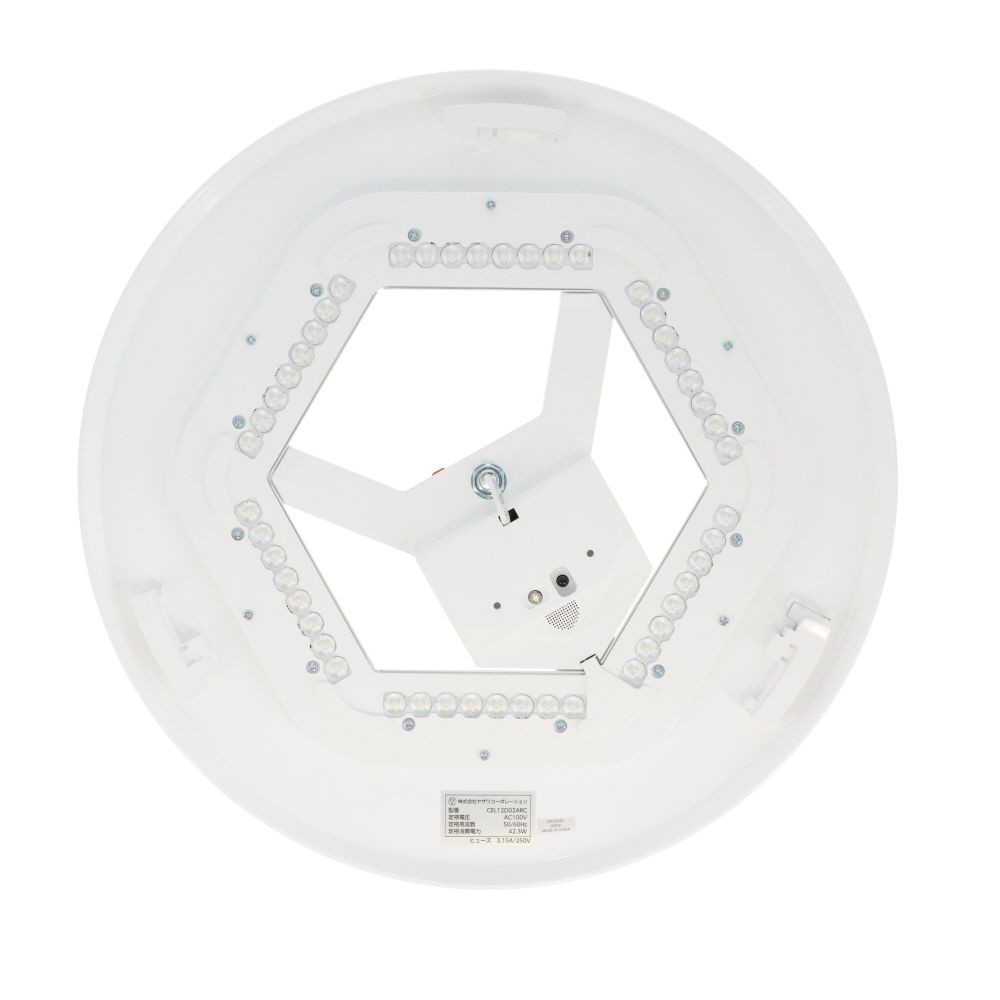 ＬＥＤ　シーリングライト　１２畳用, 昼光色, 12畳