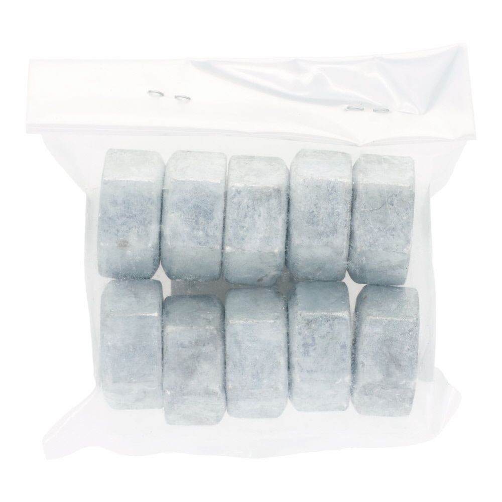 ドブメッキ六角ナット　Ｍ１６ｍｍ　１０入　袋売, ナット, M16