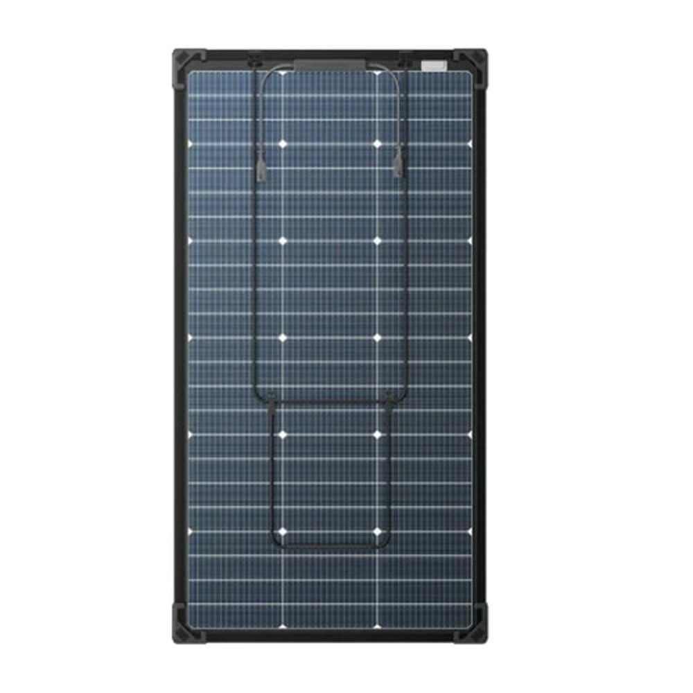 エコフロー EcoFlow 125W 両面ソーラーパネル EFSOLAR125W, ブラック, 幅612mm&times;奥行1154mm&times;高さ22mm