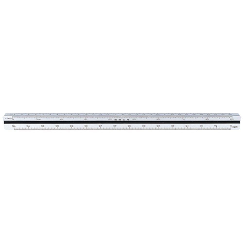 三角スケール B-30 30cm 建築士用, 74962, 326(断面：25&times;25&times;25）mm