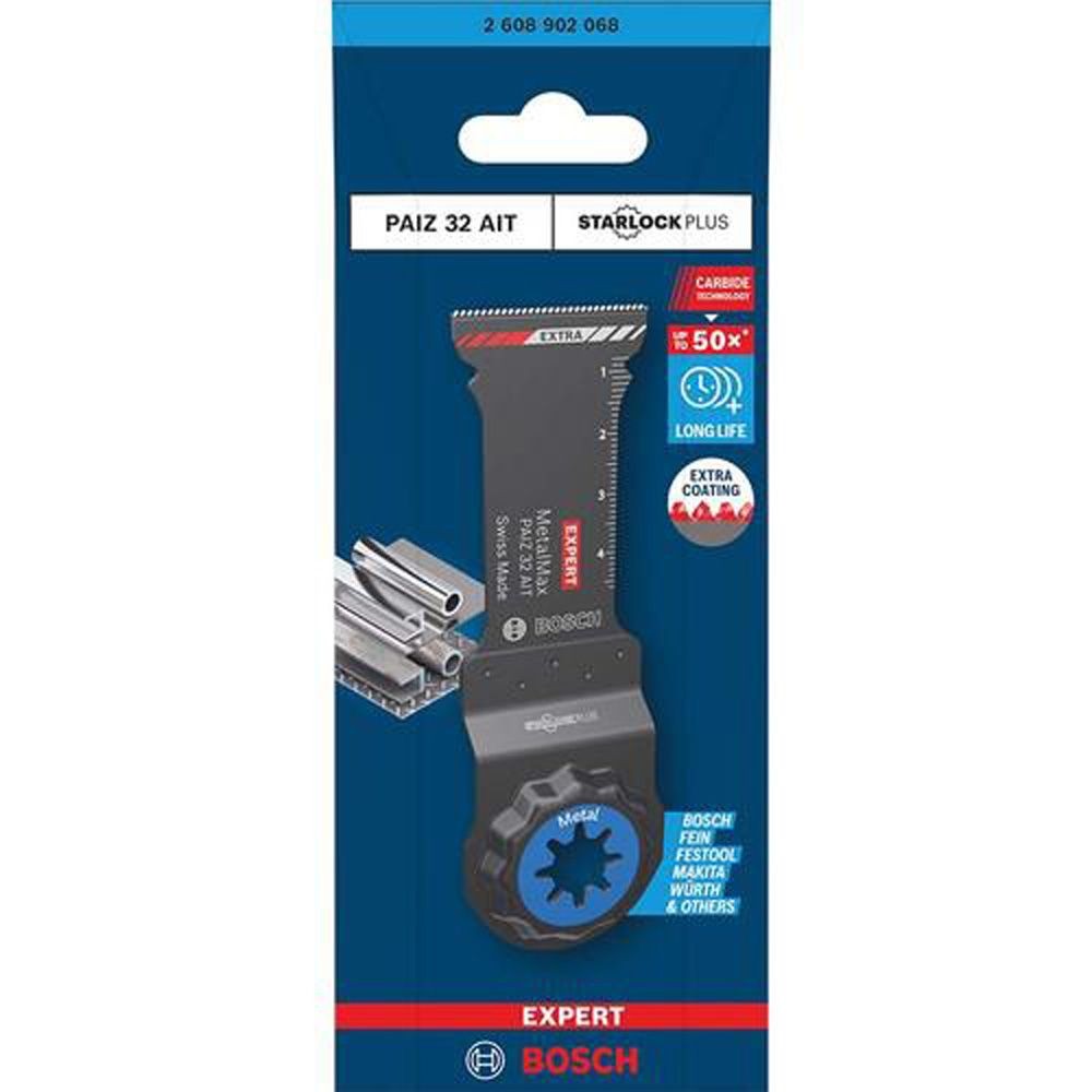 ボッシュ 金属ステン用超硬ブレード PAIZ32AIT, ブラック, 刃幅32mm&times;刃長55mm