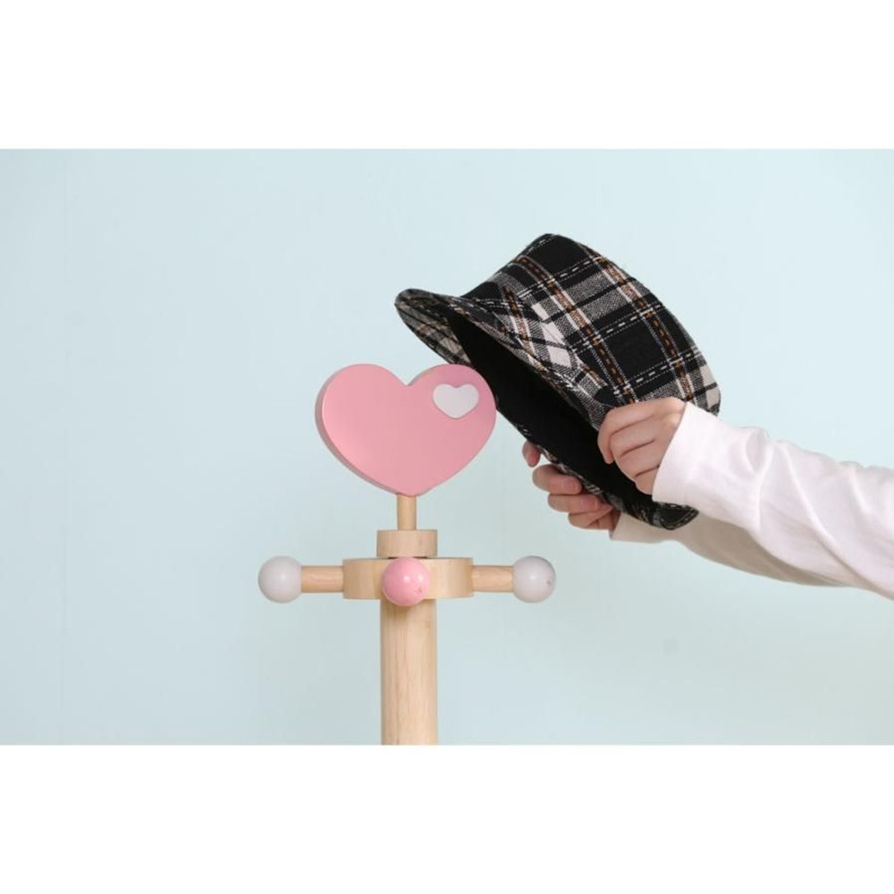 不二貿易  キッズポールハンガー　ハート 【メーカー直送・代引不可】, ピンク, ハート
