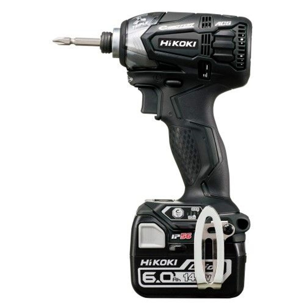 HiKOKI（ハイコーキ） 14.4Vコードレスインパクトドライバ WH14DDL2(2LYPK)B, ブラック, 本体のみ