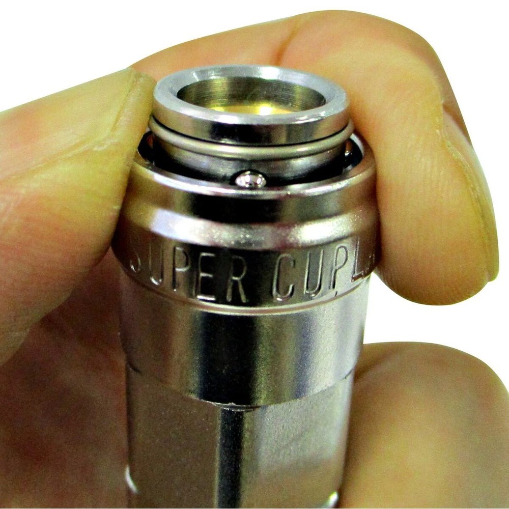 日東工器 スーパーカプラ ソケット 02SH, シルバー, 02SH