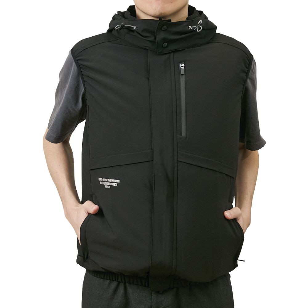 ※今期販売終了【2025年モデル】ウイザ WIZ'A プロ用フルセット空調ウェア　ベスト　ブラック