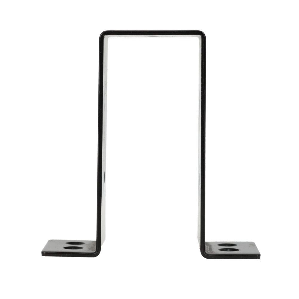 DAIDOHANT 2&times;4サポート ハット型 タイプ1 24-H1-BK, 黒, 1個入り
