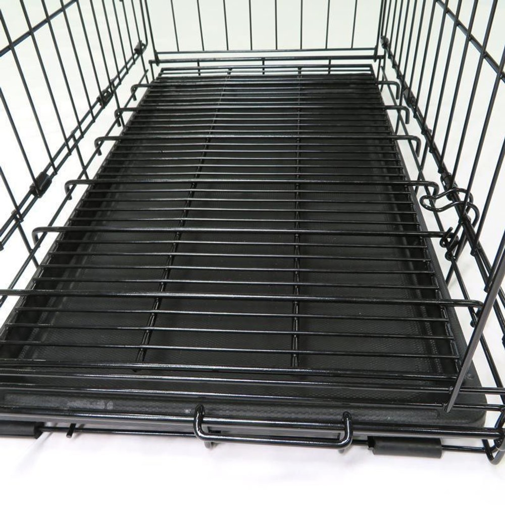 折りたたみ式軽量スチールケージ　アイクレイト, ブラック（XS）, XS