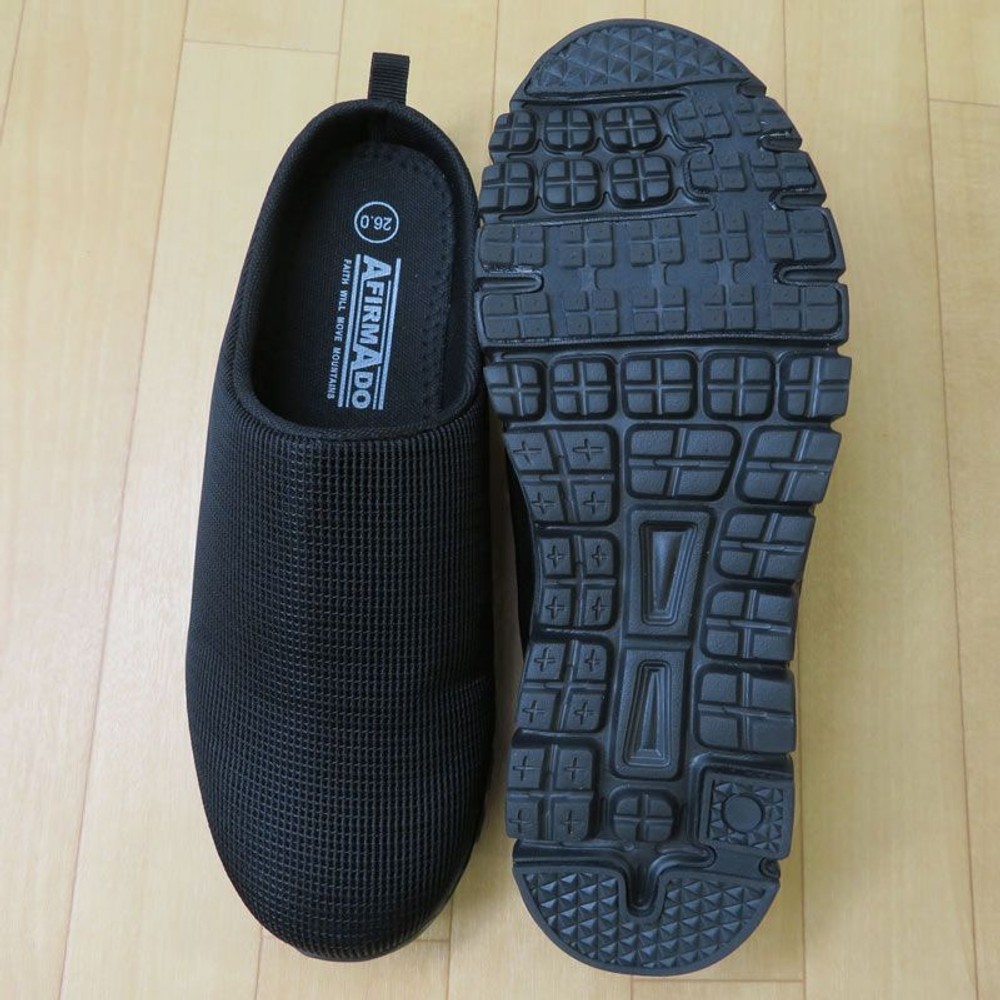 通気性サンダル　黒, 黒（28cm）, 28cm