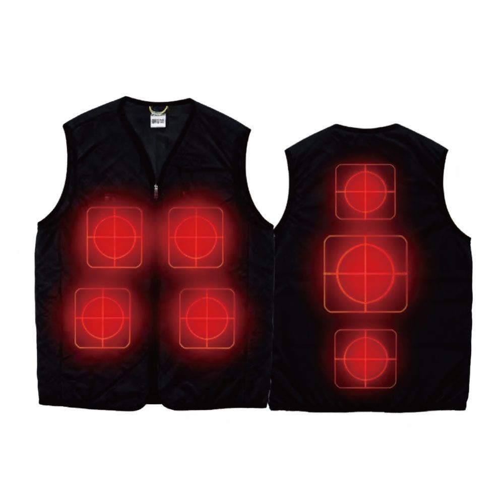 【2025年モデル】インナー７ヒーターベスト　ブラック, ブラック, Sサイズ