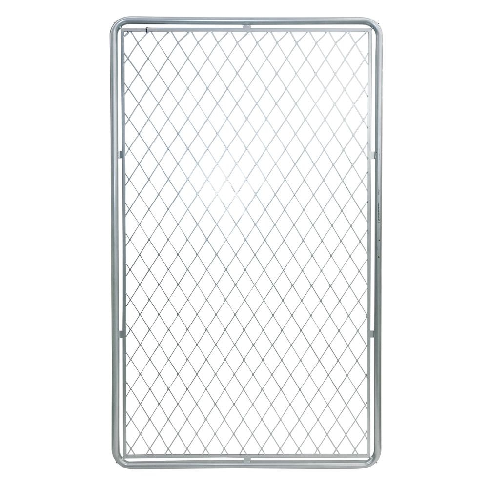 カスタムフェンス シルバー 幅９０ｃｍ&times;２５．４&Phi;, シルバー(90), 90cm