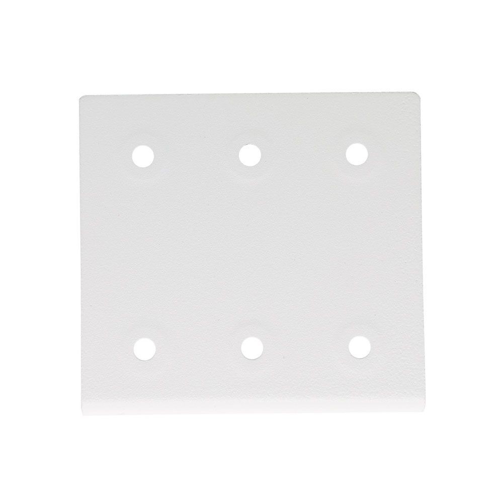 DAIDOHANT 2&times;4サポート L型 タイプ2 24-L2-WH, ホワイト, 1個入り