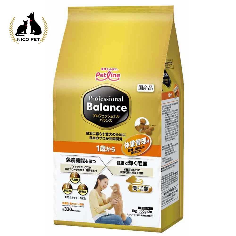 プロフェッショナルバランス 1歳から体重管理用 1kg, 1歳から　体重管理用, 1.0kg