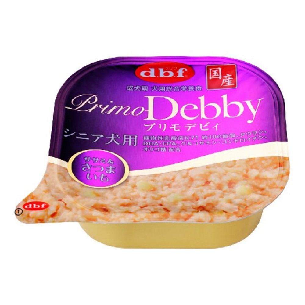 デビフ　プリモデビィ　シニア犬　ササミさつまいも　95ｇ, シニア犬 ササミさつまいも, 95g