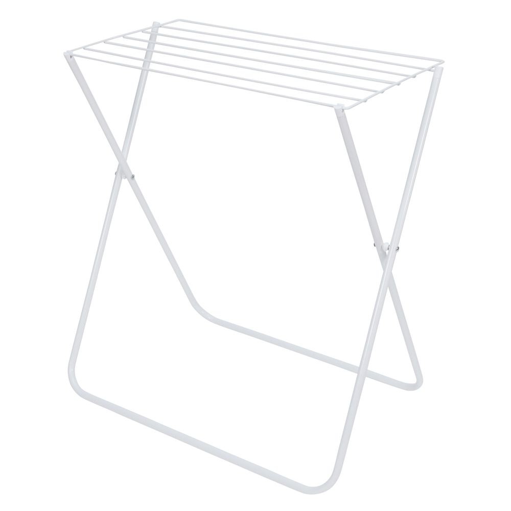 デザイン　タオルハンガースタンド７枚掛け, ホワイト, 7枚掛け