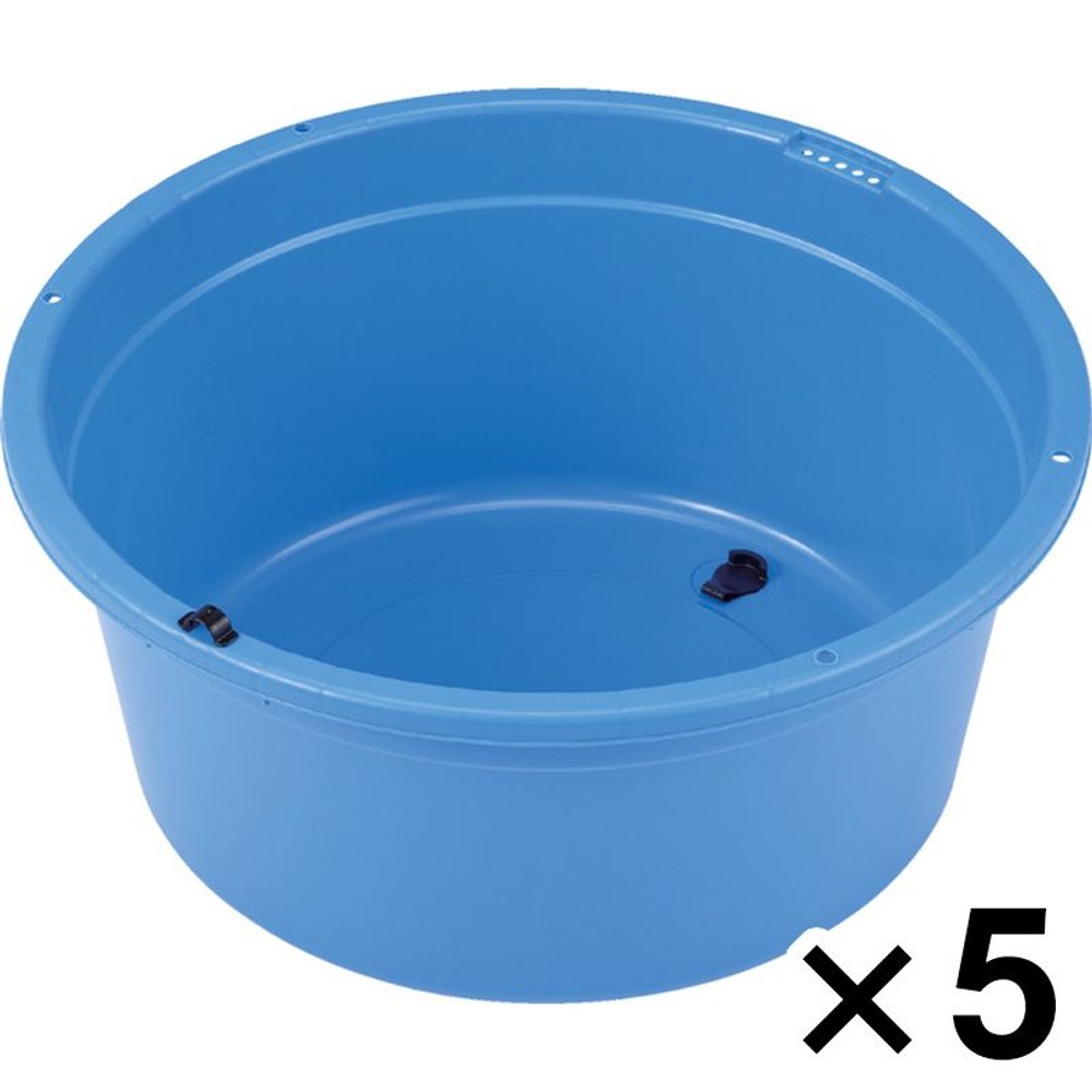 サンコー 丸タブ　100　ブルー &times;5個セット【メーカー直送・代引不可】【法人限定】【日祝配送不可・時間指定不可】, ブルー, 5P