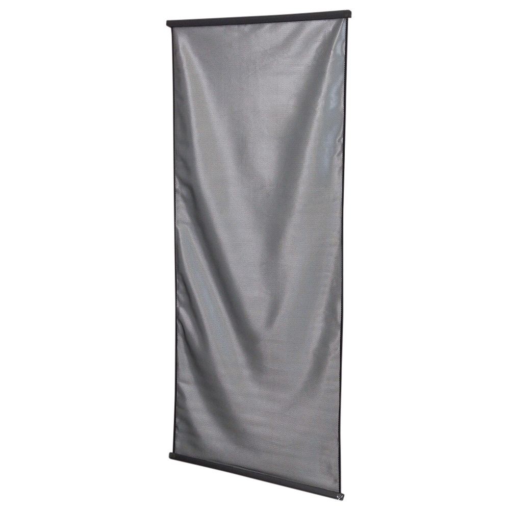 遮光遮熱メッシュスクリーン　約60×135cm, シルバー, 約60×135cm