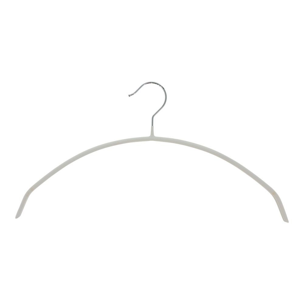 WIZ'A ウィザ ノンスリップスチールハンガーアーチ40ｃｍ3本組, ホワイト, 約幅40cm