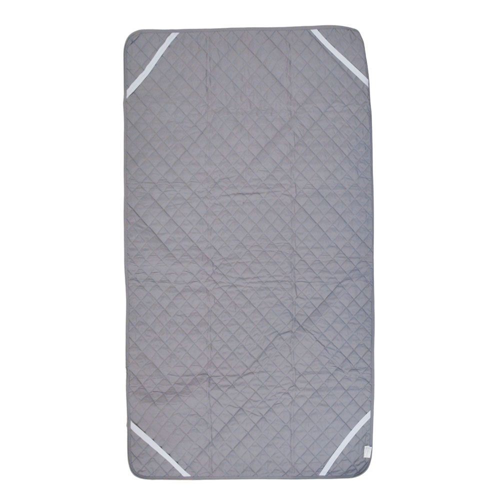 洗えるベッドパッド　セミダブル　約１２０&times;２００ｃｍ　グレー, グレー, セミダブル