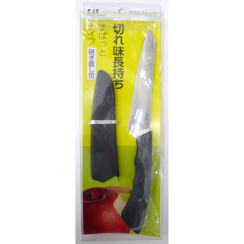 切れ味長持ち　すぱっとナイフ, ブラック, １本入り