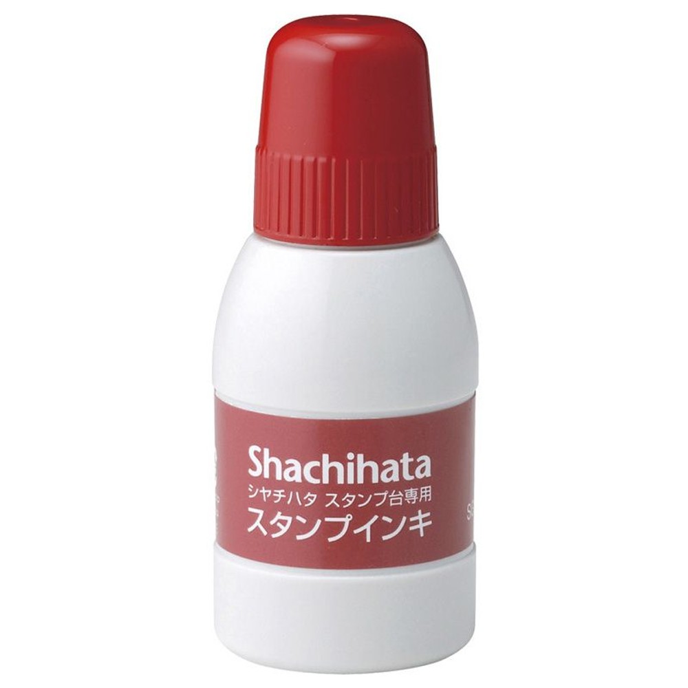 シャチハタ　スタンプ台専用インキ　小　ＳＧＮー40, 赤, 40ml
