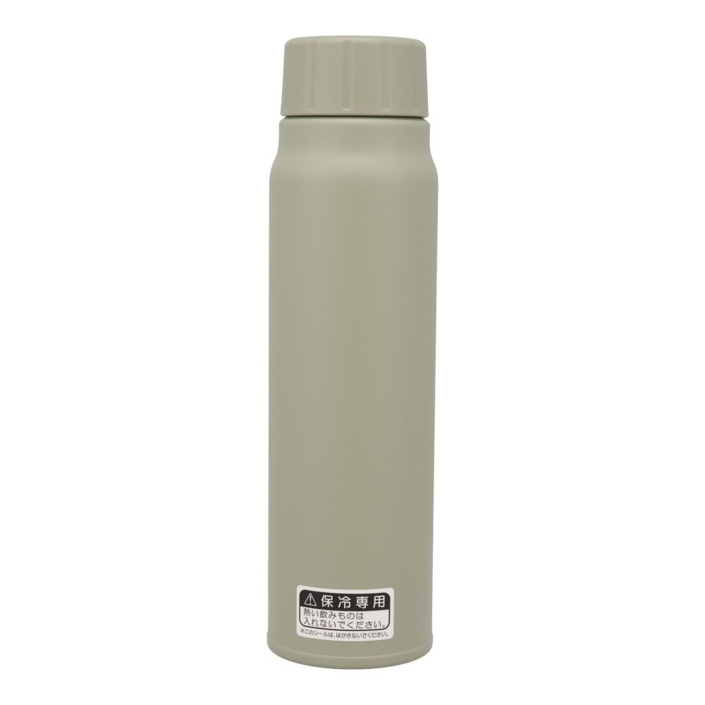 保冷炭酸飲料ボトル　ＦＪＫー500　ＫＫＩ, カーキ, 500ml