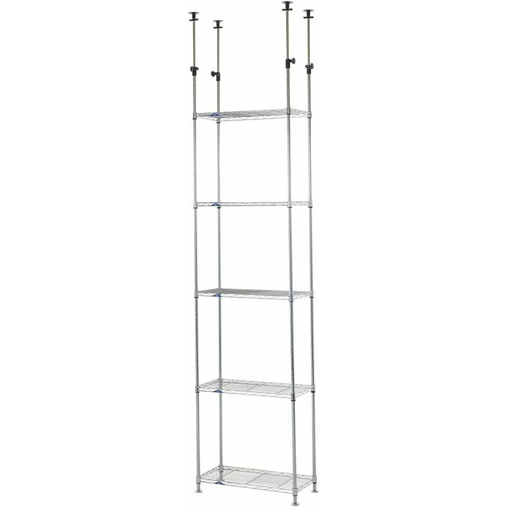 【数量限定】ルミナスフィールテンションラック 5段60Ｗ MD60-5T, シルバー, 幅630mm&times;奥行340mm&times;高さ280mm