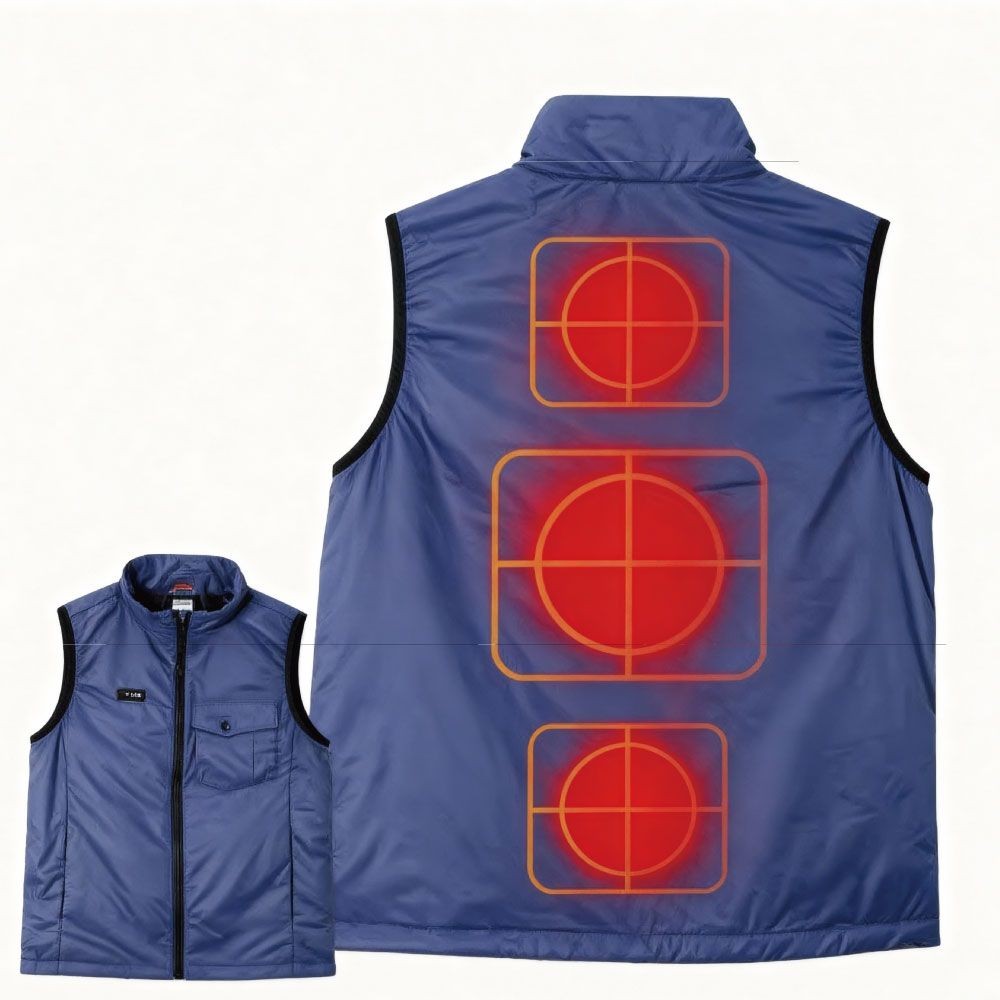 【2025年モデル】インナー3ヒーターベスト ネイビー, ネイビー, LLサイズ