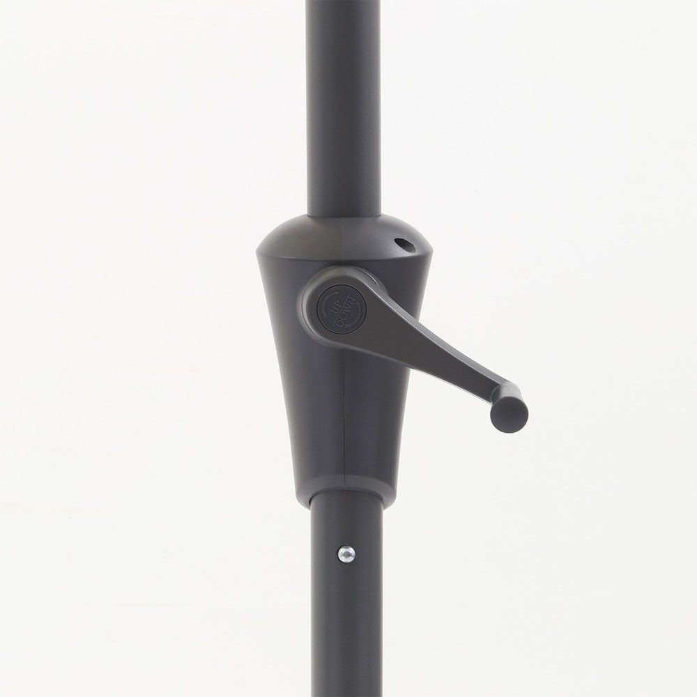 不二貿易  半円パラソル, アイボリー, 直径約2.7m