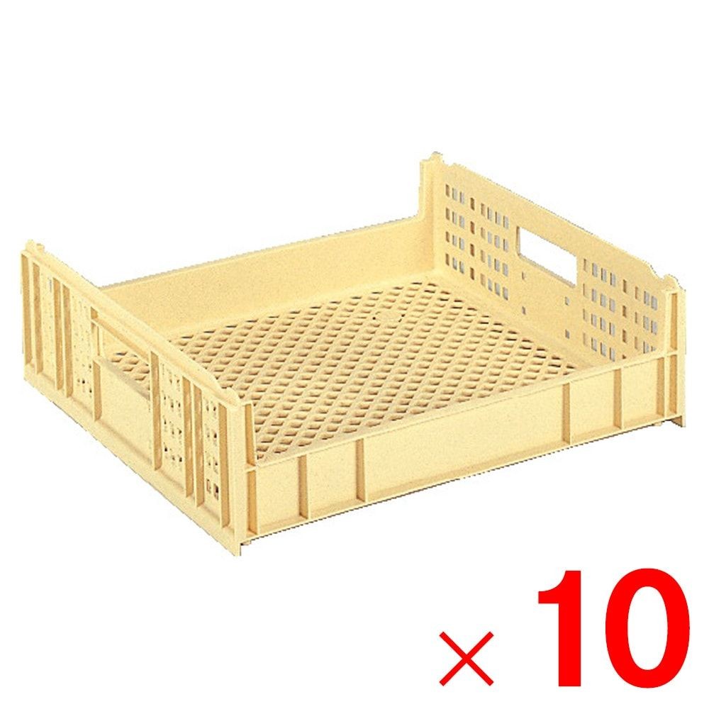 サンコー サンテナー D#36 クリーム 103601-00 ×10個セット【メーカー直送・代引不可】【法人限定】, クリーム, 10P