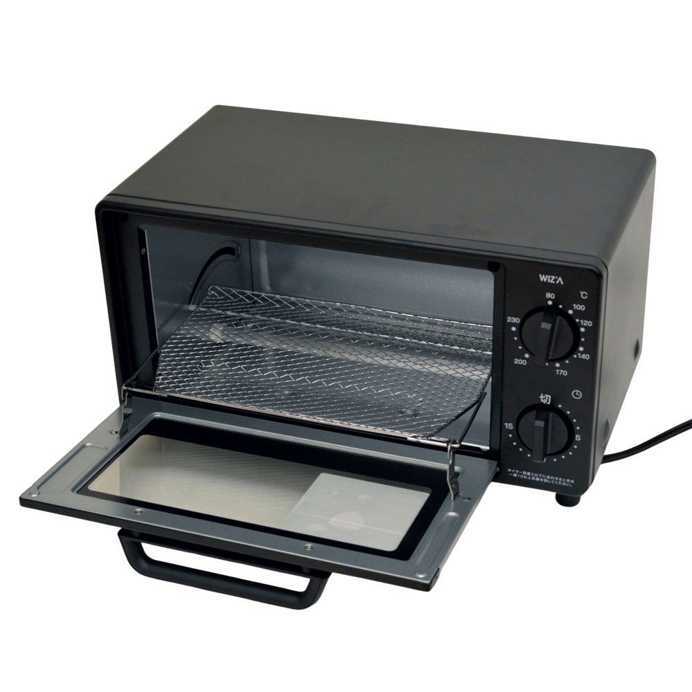 ウイザ WIZ'A　オーブントースター　ＡＲＣＴ１００ＹーＫ, ブラック, 1000W
