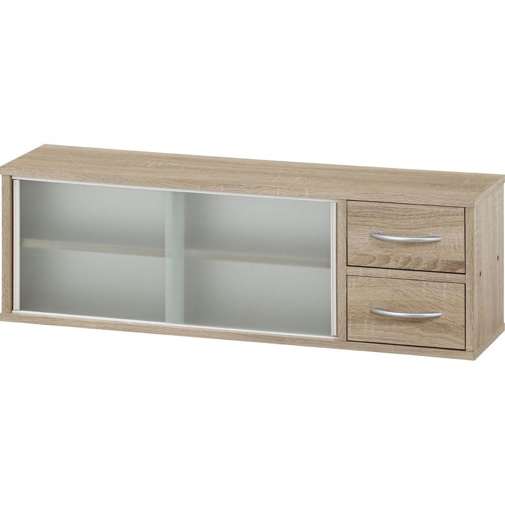 不二貿易 カウンター上収納ラック　９０幅　オーク【メーカー直送・代引不可】, オーク, 幅900mm&times;奥行265mm&times;高さ290mm