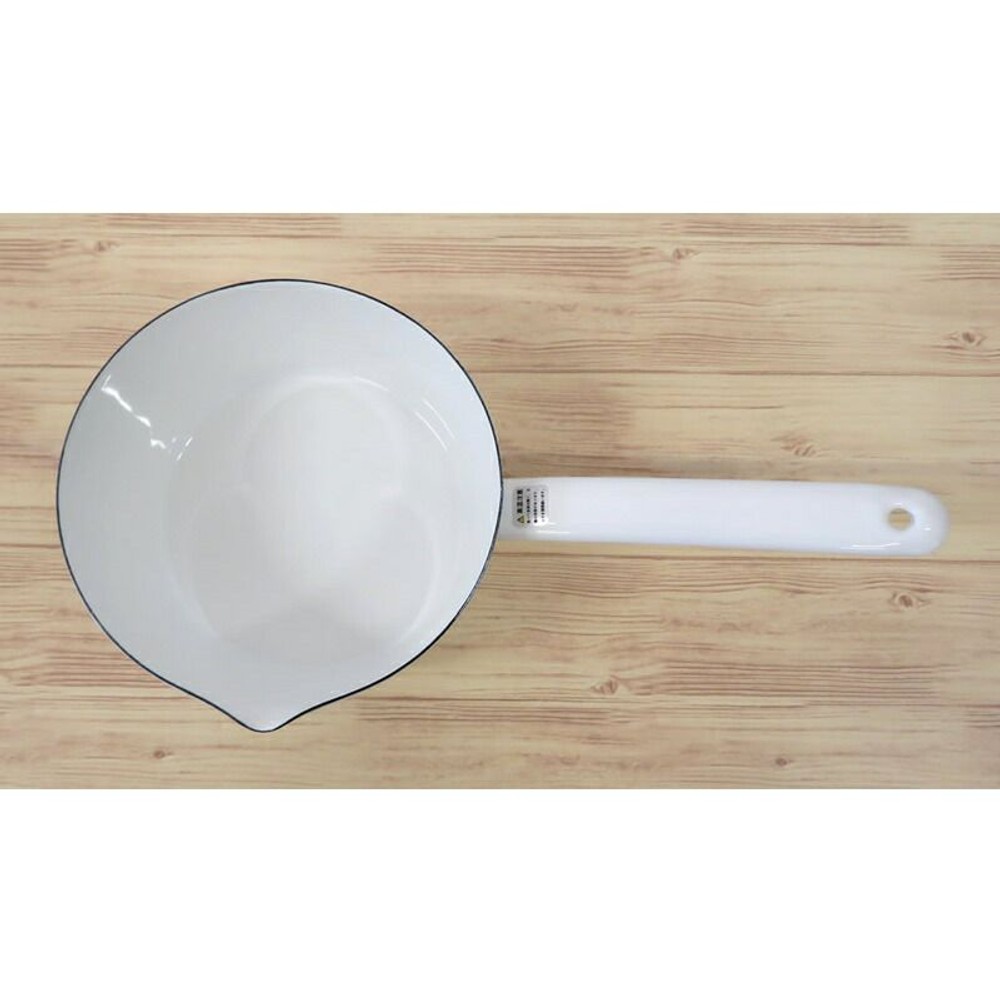 ホーローミルクパン, ホワイト（10cm）, 10cm