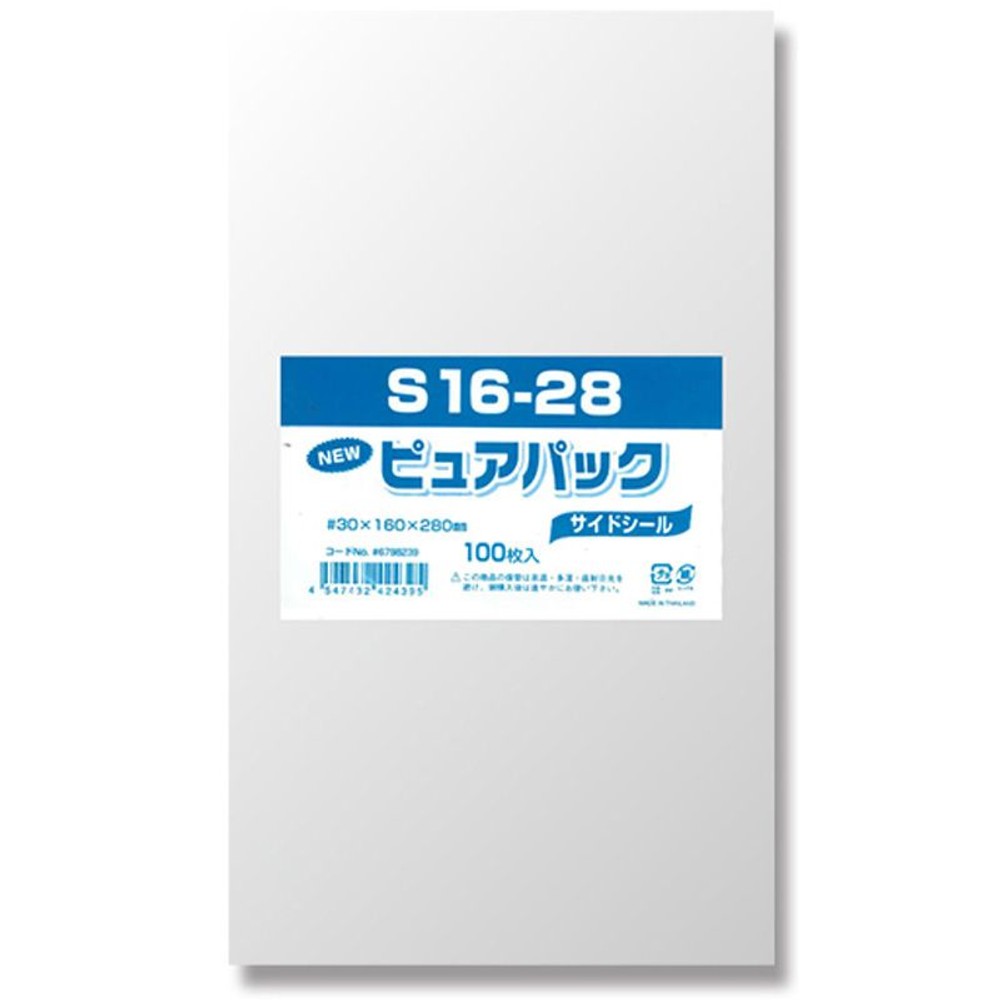 ＯＰＰ袋　ピュアパック, 透明（40&times;80）, 40&times;80mm