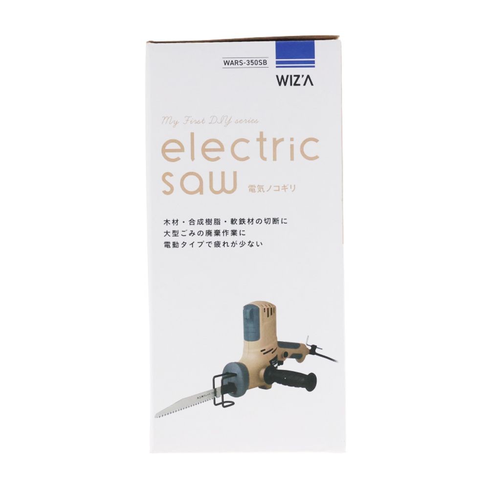 ウィザ WIZ'A　電気ノコギリ　ＷＡＲＳー３５０ＳＢ, ベージュ, 350W
